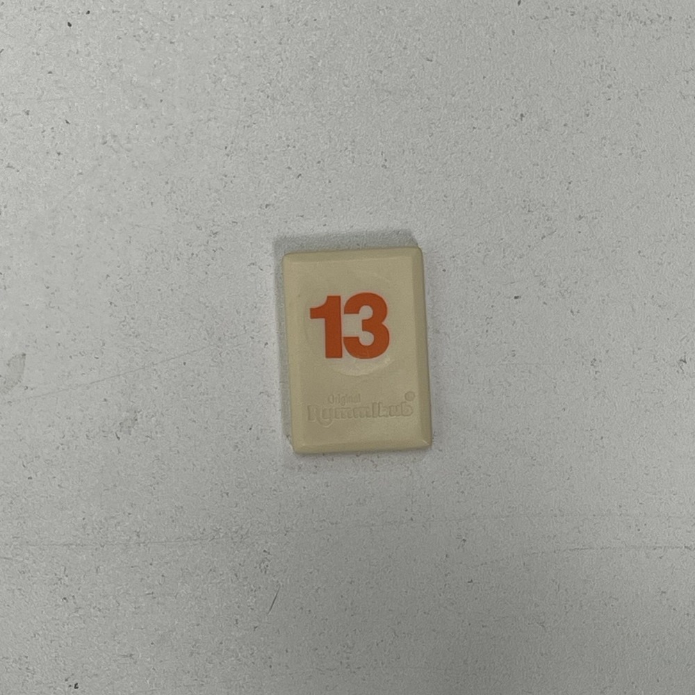 Rummikub Replacement Tiles‎ Orange 13 Pressman 1997 Game Parts